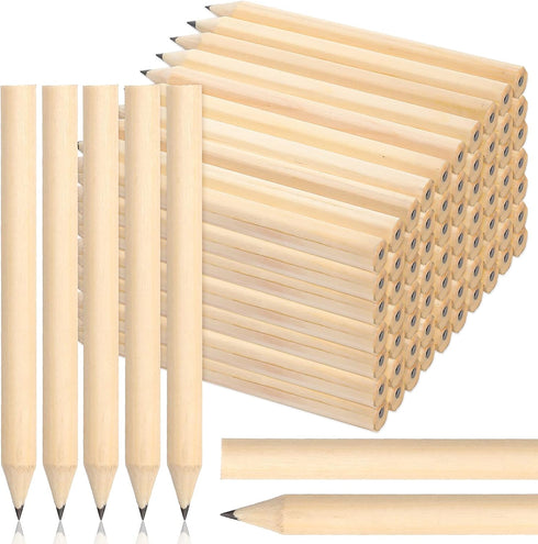 200 Pcs Half Pencils Bulk 2 HB Mini Golf Pencils Round Pre Sharpened Natural Wooden Short Pencils for Students Kids Classroom Back to School Party...