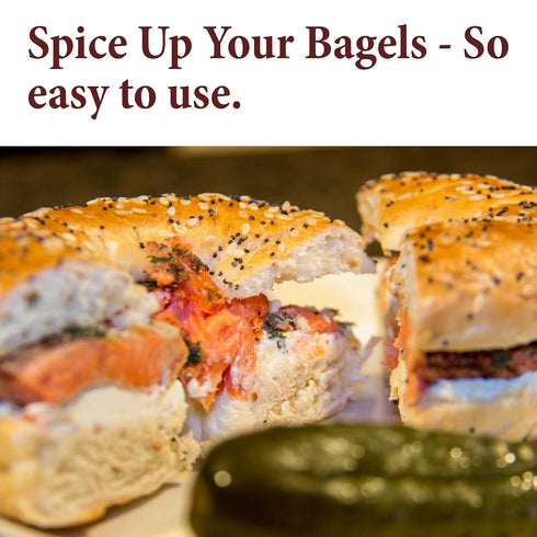 The Spice Way Everything Bagel Seasoning - (8 oz)- a flavorful all-purpose mix of sesame seed, garlic, and onion...