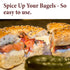 The Spice Way Everything Bagel Seasoning - (8 oz)- a flavorful all-purpose mix of sesame seed, garlic, and onion...