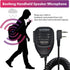 MIRKIT 2pcs Baofeng Mic for Two Way Radio Most Wanted Among Baofeng Accessories, Radio Shoulder Mic with Reinforced Cable, Noise Reduction, Spring...