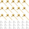 150Pcs Ball Post Earring Studs for Jewelry Making,Earrings Studs Ball Post Earrings with Loop with 200Pcs Clear Earring Backs Replacements for DIY...
