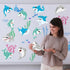 60 Pcs Shark Bulletin Board Cutouts Decorations Ocean Sea Animal Cutouts Shark Accents Paper Shark Cutouts for Kids Home School Chalkboard Classro...