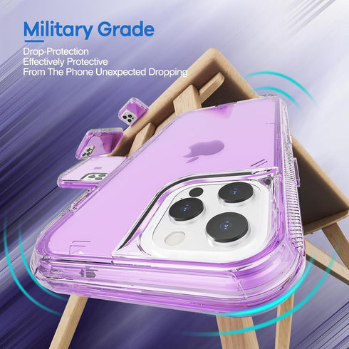 ORIbox Case Compatible with iPhone 12 and iPhone 12 Pro, Heavy Duty Shockproof Anti-Fall Clear case...