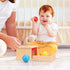 TOY Life Object Permanence Box with Tray and 3 Balls Montesorri Toys 6-12 Months Ball Drop Toy Box Wooden Baby Montessori Toys for Babies 6 to 12 ...
