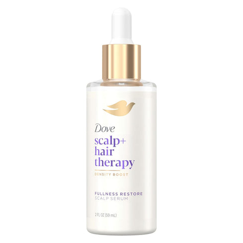 Dove Density Boost Fullness Restore Scalp Serum Scalp + Hair Therapy for Boosting Visible Hair Density, with Vitamin B3, Zinc and 0% sulfates, 2 o...