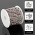 UMAOKANG 13 Feet Stainless Steel Chain for Jewelry Making Colorful Enamel Beaded Ball Chain Handmade Craft Chain Roll...