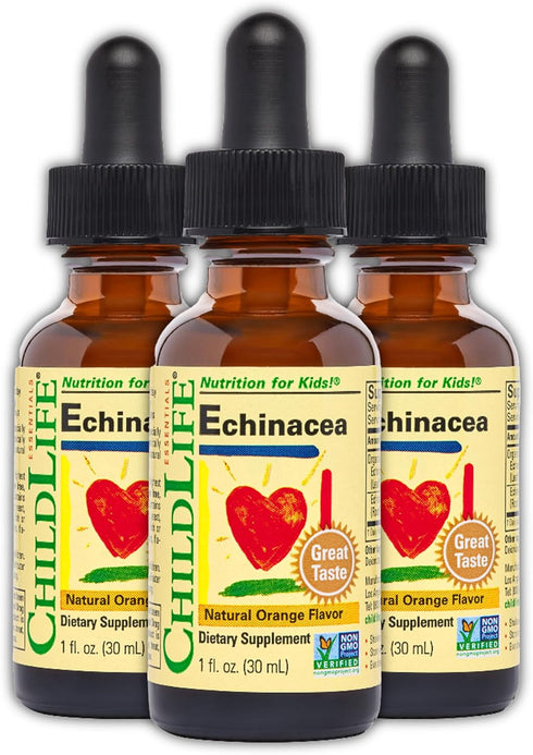 CHILDLIFE ESSENTIALS Echinacea for Kids - Kids Echinacea Drops, Liquid Tincture, Alcohol Free Supplement for Babies, Toddlers, Children - Natural ...