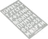 Aleks Melnyk No.35 Metal Stencil, Elder Futhark Runes, Ancient Alphabet, Sigil Magic Alphabet Stencil 1 PC, Template for Wood Burning, Pyrography ...