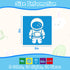 24 PCS Kids Stencils for Painting Sidewalk Chalk Stencils Boys Discovery Themed Stencils Kids Style Collection - 8 in...