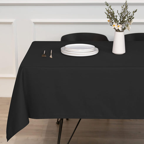 sancua Rectangle Tablecloth - 70 x 90 Inch - Stain and Wrinkle Resistant Washable Polyester Table Cloth, Decorative Fabric Table Cover for Dining ...