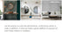 7" DIY Decorative Patterned Paint Roller Decorative Rubber Roller Pattern Roller Wall Decoration with Plastic Handle for Wall Treatments, Furnitur...