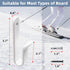 Horizontal Snowboard Wall Mount Clips Snowboard Rack Wall Mount Snowboard Mount Storage Snowboard Wall Mount for Room...
