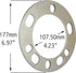 Wheel Accessories Parts Set of 2 Universal Wheel Spacers 6mm (1/4") Thickness Fit 5x135mm, 5x139.70mm (5x5.50), 6x139mm (6x5.50) Die Cast Wheel Sp...