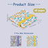 2PCS Mini Watercolor Sketchbook, 2.4x2.4 Inch Portable Square Fabric Cover Small Watercolor Sketchbook 20 Sheets 300g Watercolor Textured Drawing ...
