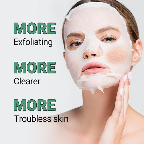Clear Whitehead Remover Peel Off Face Mask 5pcs. | Hydrating Face Mask Beauty Sheets Day and Night Moisturizer for Face | White and Blackhead Remo...