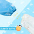 Little Dimsum Mess-Proof Baby Bibs|Infant Toddler Long Sleeve Waterproof Feeding Art Smock|Catching Food & Wipe Clean|Pack of 2 Colors Glatic&spac...