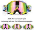 JAMIEWIN Motocross Goggles for ATV, Dirt Bike, Motorcycle, UTV & MX - OTG Offroad Riding Goggles with Anti UV, Dustproof & Anti Fog Protection for...