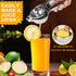 Premium Lemon Squeezer, Large Heavy Duty Handhelp Juicer for Lemon, Stainless Steel Hand Press Citrus Juicer, Lime Squeezer Bar Tool, Manual Citru...