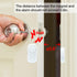 HIIXHC Door Window Alarm, 95DB Door Alarms for Kids Safety, Wireless Sensor Door Window Burglar Alarm-Window Pool Alarms for Home (6 Pack)...