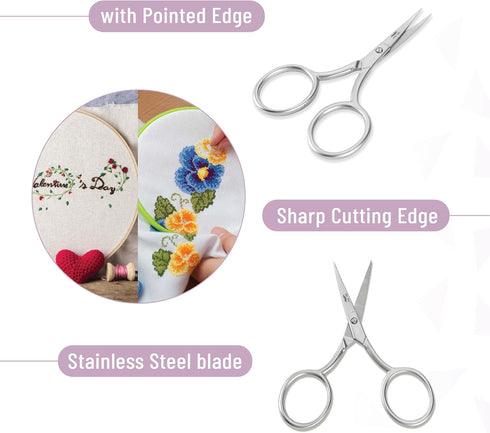 Mr. Pen- Embroidery Scissors Curved, 3.5 Inch, Embroidery Scissors Small...