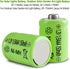 JINTION 1/3 Rechargeable AAA 150mAh Button Top NiMH Battery Replacement batteries for Solar Lights Battery, Outdoor Solar Garden Art Light Battery...