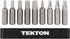 TEKTON 1/4 Inch Clutch and Spanner Security Bit Set with Rail, 9-Piece (1/8-1/4 in., 4-#10) | DZZ93002...