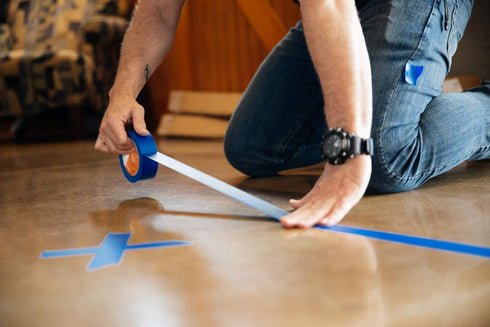 Shurtape CP 27 14-Day ShurRELEASE Painter's Tape, Multi-Surface, 36mm x 55m, Blue, 1 Roll (202879)...