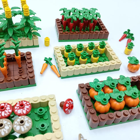 Cropland Set Farm Field Accessories Building Blocks Brick Playset for 6 Year Old Boys Girls Harvest Seasonal Building Kits for Boys Kids 8-12...