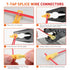 Nilight 120PCS/60 Pairs Quick Splice Disconnect Wire Terminals T-Tap Spade Wire Connectors Yellow 12-10 AWG Male Female Fully Insulated Electrical...