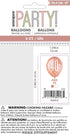 Unique Party 84918 Number Latex Balloons-12 | Rosegold | 6 Pcs, Rose Gold, Age 40...