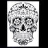DIY Decorative Stencil Template for Painting on Walls Furniture Crafts (Skull4)...