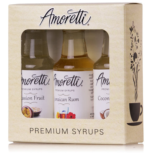Amoretti Premium Syrups Tropical 3 Pack (50ml)...