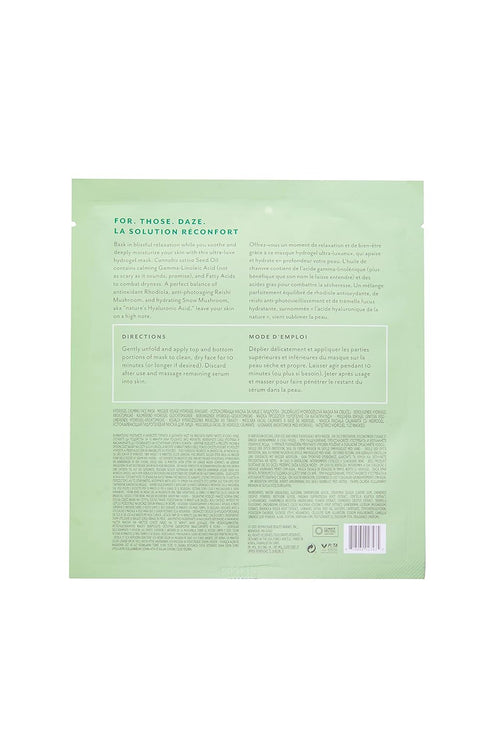 Patchology Hydrogel Face Mask with Cannabis and Sativa Seed Oil - Patchology Chill Mode - Gel Face Mask for women and men to soothe and moisturize...