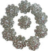 10PCS Metal Button Rhinestone Crystal Button Accessory ButtonsSet for Coat? Sewing Crafting, Replacement, Handmade Crafts?15mm&20mm)...