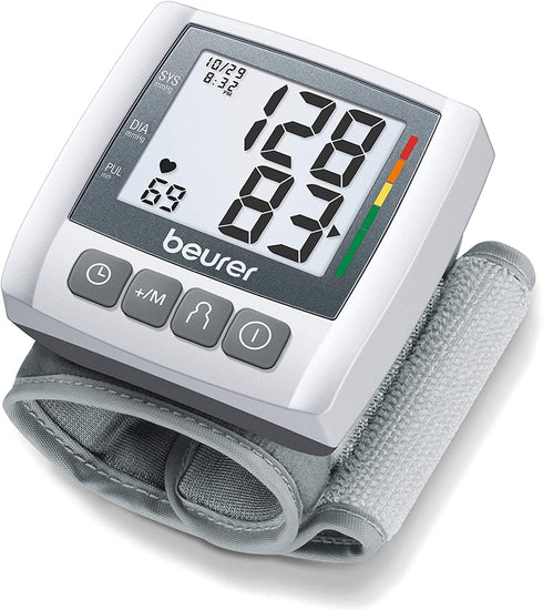 Beurer Wrist Blood Pressure Machine with Adjustable Blood Pressure Cuff - Automatic & Digital Wrist Blood Pressure Monitor, 2x60 Memory Reading, X...