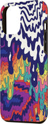 iPhone 12 Pro Max Trippy Paint Drip Doodle Blue Red Purple Rainbow AEQ068 Case...