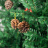 Whaline 25 Pcs 1.6-2.4 Inches Christmas Pine Cones Decoration with String, Natural Rustic Pinecones Bulk Ornaments for Crafting for Home Accent De...