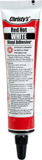 Christy's Red Hot Vinyl Adhesive, White, 1.5 oz Tube, White,Red...