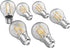 JONATHAN Y BLB-G45A-SET6 Classic Non-Dimmable LED Edison Glass Bulbs, 4W, Equivalent 40W, E26 Base, 80+ CRI, G45 Warm White 2700K, 420 Lumens for ...