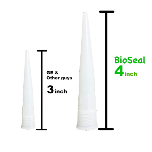 Clear BioSeal 100% Silicone Sealant Caulk General Purpose, Waterproof and Low Odor 10.1 Ounce Cartridge, Clear, (Pack of 1)...