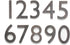Architectural Mailboxes 3585DC-2 Brass 5-Inch Floating House Number 2, Dark Aged Copper...