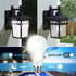 6-Pack Dusk to Dawn LED Light Bulbs, A19 11W(100Watt Equivalent), E26 Basic Automatic On/Off, 1200LM, Daylight White 5000K Smart Sensor Lights, Ou...