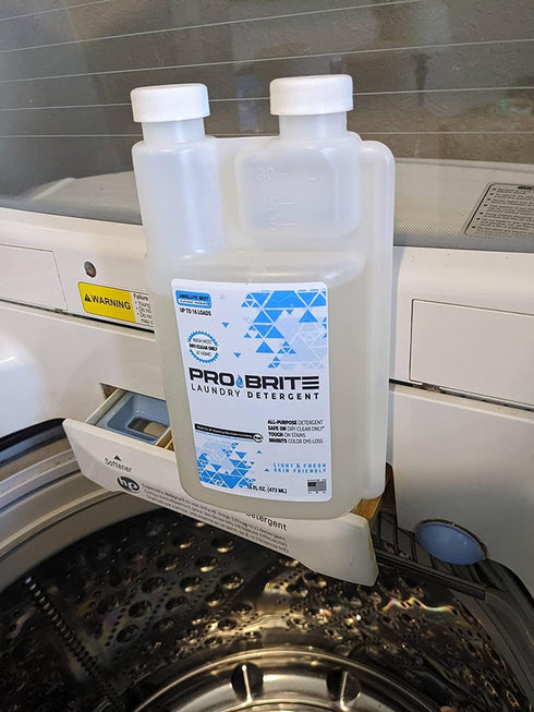 Pro-Brite Liquid Laundry Detergent - Proprietary Wet Cleaning Surfactants Designed for Home Washing Many Sensitive Dry Clean Only Fabrics (16-Oz)...