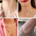 Kyutong 5 Meters Circle Sequins Link Chain Roll Gold Jewelry Chains for Making Jewelry Stainless Steel Chain Bulk with Lobster Clasps and Jump Rin...