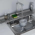 Kitchen Sink Splash Guard, Silicone Draining Mat Kitchen Faucet, 90° Foldable Design to Accommodate a Variety of Sink Countertops Gray(25* 5.9)...