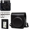 Protective Case for Fujifilm Instax Mini 99 Instant Camera, PU Leather Camera Case with 64 Pocket Mini Photo Album, Adjustable Strap, Photo Border...