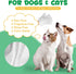 Dog Cleaning Wipes Gloves, Cleaning & Deodorizing Pet Oral Wipes for Cat Cleansing Teeth Glove Wipes - Reduces Plaque and Freshens Breath, Also Us...