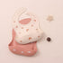 ROCCED Baby Silicone Bibs 2 Sets Baby Bibs with Food Catcher for Girls Boys Toddlers BPA Free Waterproof Soft Adjustable for Babies-Soft Pink/Pale...