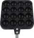 16 Holes Octopus Meatballs Pan, Aluminum Alloy Takoyaki Baking Mold Tray, for Home Kitchen...