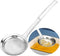 TBWHL Multi-functional Hot Pot Fat Skimmer Spoon - Stainless Steel Fine Mesh Food Strainer for Skimming Grease and Foam DIA 4.4"...